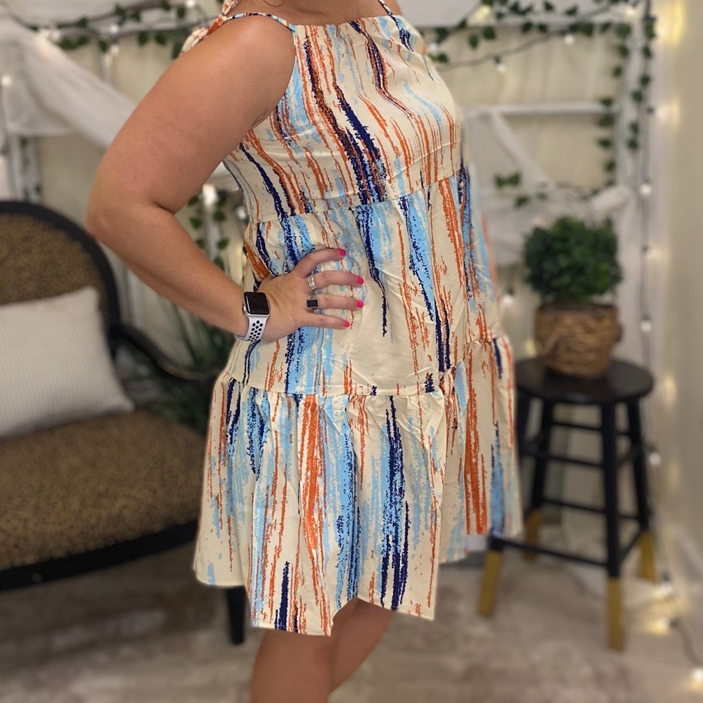 Watercolor dress
